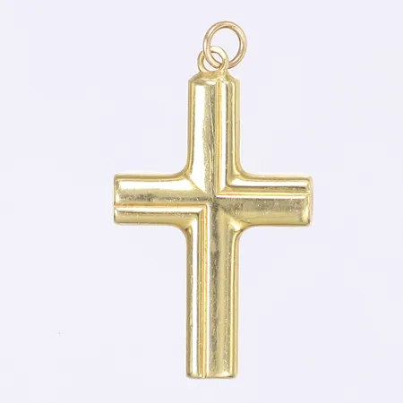 Hänge, kors, 35x20mm med ögla, 18K Vikt: 1,6 g