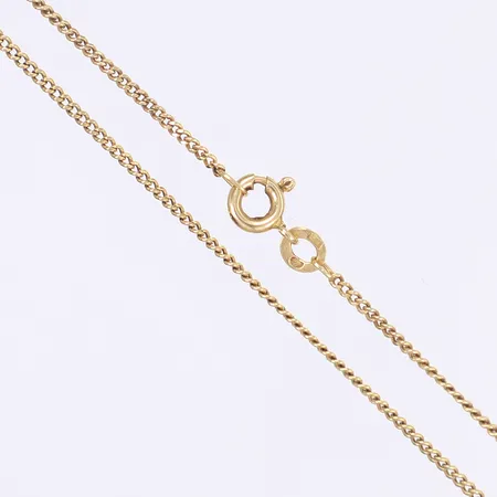 Halskedja pansar, 42cm, bredd 1,5mm, 18K Vikt: 3,1 g