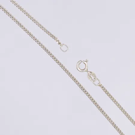 Halskedja pansar, 60cm, bredd 2mm, silver 925/1000 Vikt: 4,9 g
