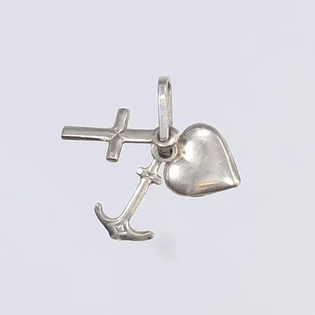 Hänge, tro, hopp & kärlek, 19x7mm, silver 925/1000 Vikt: 1,1 g