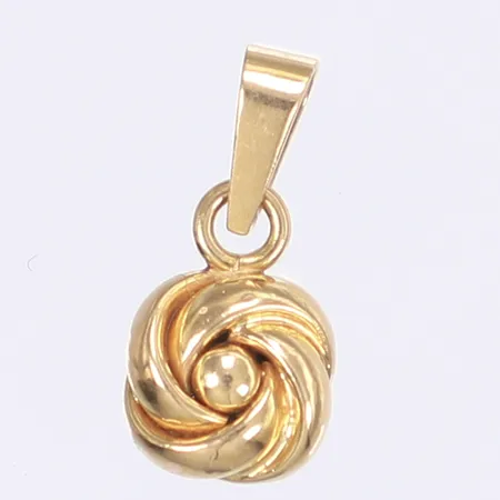 Hänge knut, 17x8mm, 18K Vikt: 1,2 g