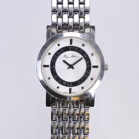 Armbandsur Efva Attling My Second, Ø35mm, quartz, stål, armband ca 12,5cm ex boett, går ej i behov av batteribyte