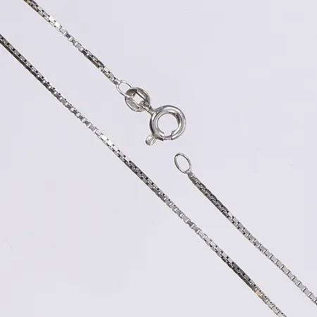 Halskedja Venezia, 40cm, bredd 1mm, silver 925/1000 Vikt: 2,5 g