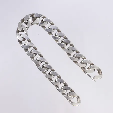 Armband pansar, 21cm, bredd 12mm, silver 925/1000 Vikt: 71,5 g