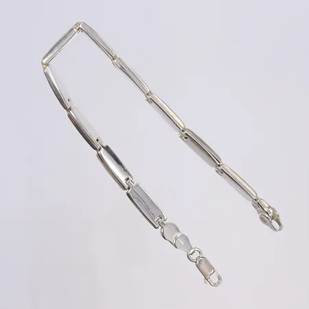 Armband, 19,5cm, bredd 6mm, ihålig, bruksslitage, silver 925/1000 Vikt: 8,4 g