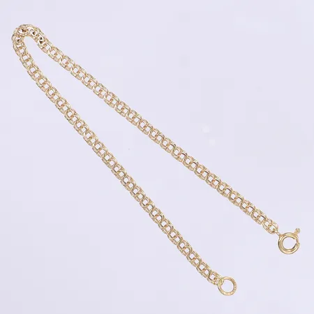 Armband Bismarck, 18cm, bredd 3mm, 18K Vikt: 3,1 g