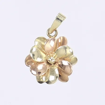 Hänge blomma, Ø13mm, 14K Vikt: 1,3 g