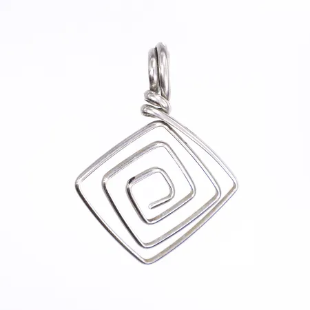 Hänge, 53x39mm, silver 925/1000 Vikt: 9 g