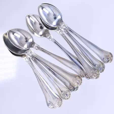 10 teskedar, 12cm, silver 830/1000 Vikt: 164,1 g
