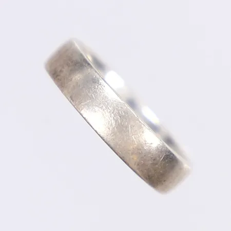 Ring, slät, stl 17½, bredd 5mm, silver 925/1000 Vikt: 5,1 g
