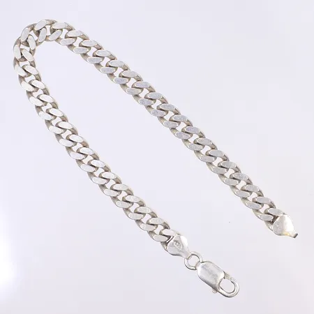 Armband pansar, 21cm, bredd 7mm, silver 925/1000 Vikt: 23,8 g
