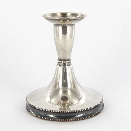 Ljusstake, höjd: 105mm, år 1998, Arke Silver, Sävedalen/Göteborg, fylld fot, silver 830/1000 Vikt: 191,8 g
