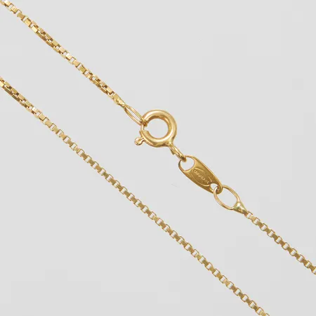 Kedja, venezia, längd: 43,6cm, bredd: 0,9mm, UnoAErre, 18K Vikt: 2,9 g