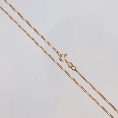 Halskedja pansar, 45cm, bredd 1,5mm, 18K Vikt: 3 g