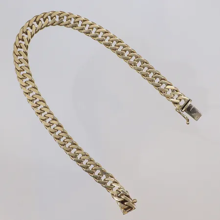 Armband pansar, 18,5cm, bredd 7mm, 14K Vikt: 21,2 g
