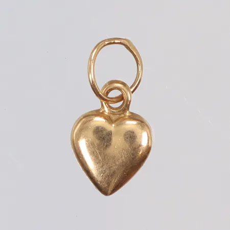 Hänge hjärta, 12x6mm, 18K Vikt: 0,3 g