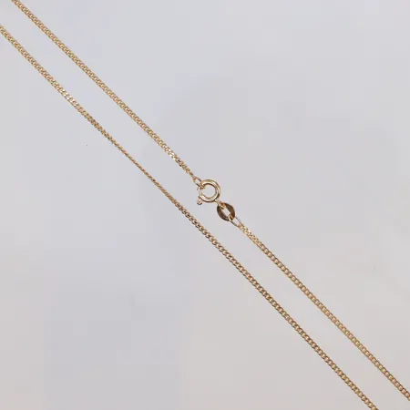 Kedja Pansar 42cm bredd 1mm 18K Vikt: 3,2 g