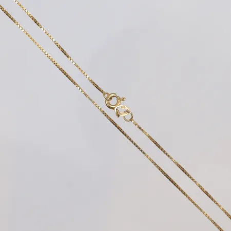 Kedja Venezia 40cm bredd 1mm 14K Vikt: 1,9 g