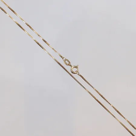 Kedja Venezia 45cm bredd 1mm GHA 9K Vikt: 1,8 g