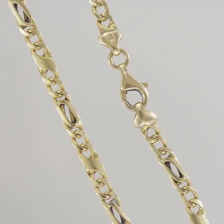 Armband, längd 19,5 cm, bredd 3,8mm, 14K Vikt: 8,4 g