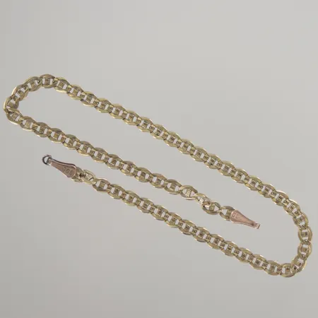 Armband, längd 19,5 cm, bredd 2,9 mm, lås saknas, 8K Vikt: 2 g