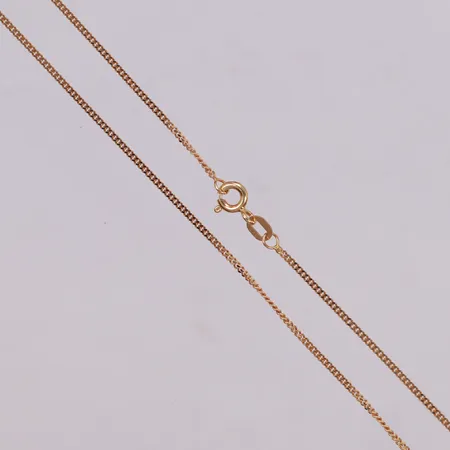 Kedja Pansar, längd 38cm, bredd 1,2mm, GHA, 9K Vikt: 1,7 g