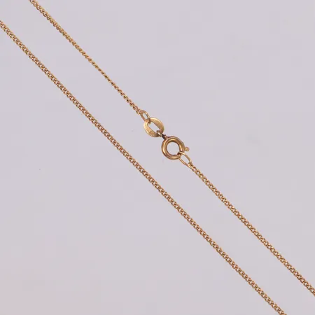 Kedja Pansar, längd 50cm, bredd 1,2mm, lås i 12K, 18K Vikt: 2,7 g