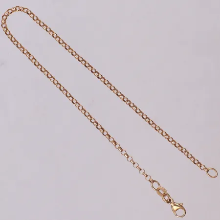Armband Ärtlänk, längd 21cm, bredd 2,2mm, 18K Vikt: 3,2 g