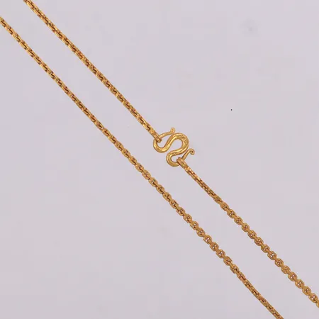 Kedja Ankar, längd 51cm, bredd 1,9mm, s-lås, 23K Vikt: 15 g
