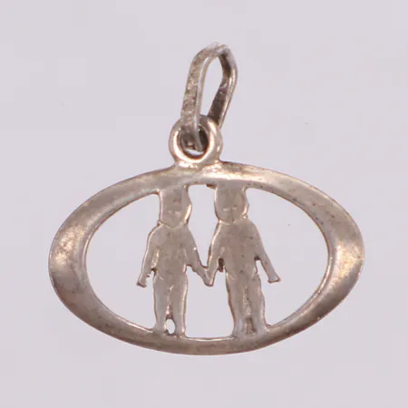 Hänge, längd 19mm, bredd 18,4mm, Alton, silver 830/1000 Vikt: 0,9 g