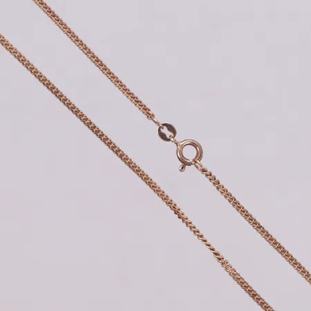Kedja, Pansar, längd 45cm, bredd 1,8mm, förgyllt 835/1000 silver Vikt: 4,7 g
