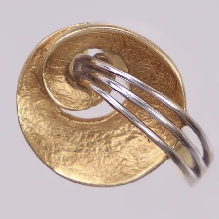 Ring, stl 18, bredd 17,7mm, rödguld/vitguld, 14K Vikt: 5,5 g