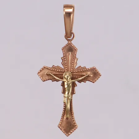 Hänge, krucifix, längd 32mm, 14K Vikt: 1,6 g
