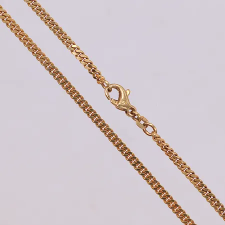 Kedja, Pansar, längd 42cm, bredd 3,1mm, förgylld, 925/1000 silver Vikt: 11,9 g