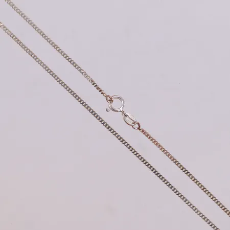 Kedja Pansar, längd 38cm, bredd 1,5mm, GHA, silver 925/1000 Vikt: 2,4 g