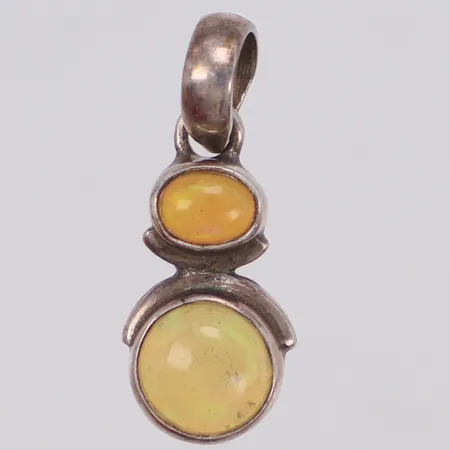 Hänge med färgskiftande stenar, längd 22,5mm, bredd 8,6mm, silver 925/1000 Vikt: 1,7 g