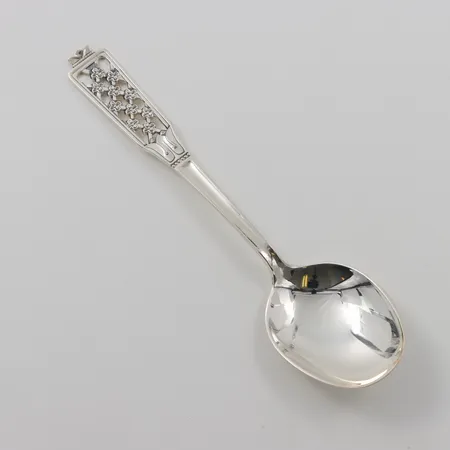Skedar 12st,  modell Prinsess design Thore Eldh, längd 17,5cm, silver Vikt: 513,9 g Skickas med postpaket.