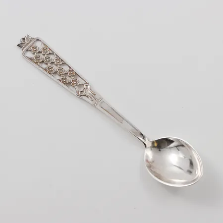 Skedar, 12 stycken, "Prinsess", silver, Cesons, längd 10.5 cm, silver Vikt: 110 g