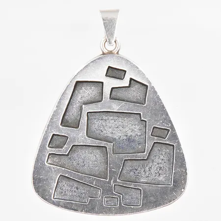 Hänge, ca 35x46mm inklusive ögla, D-A David Andersen Norway, silver 925/1000 Vikt: 12,1 g