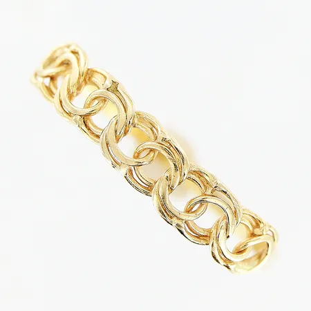 Ring, Bismarck, stl 18, bredd 1,5-3,5mm, 18K. Vikt: 1 g
