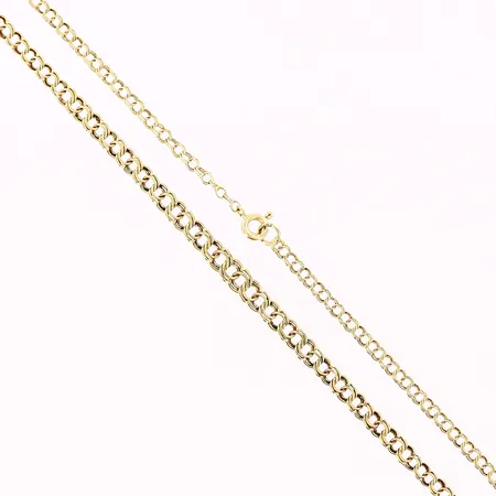 Collier doserad Bismarck, 42,5cm, bredd 2,5-4,5mm, 18K Vikt: 5,1 g