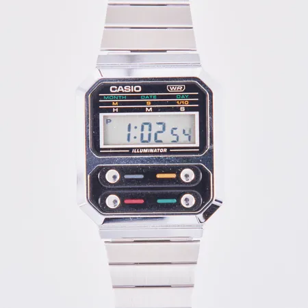 Armbandsur Casio, referensnummer: WR 3503, stål, längd: ca 22cm, ställbar