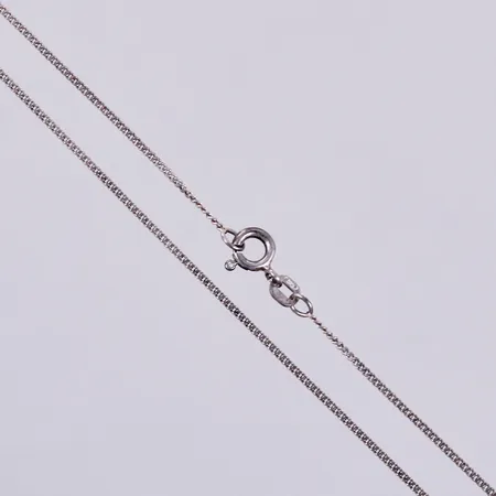 Kedja Pansar, längd: ca 39cm, bredd: ca 1mm, 925/1000 silver Vikt: 1,6 g