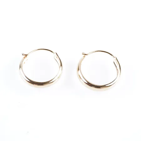 Örhängen, Ø 14mm, 18k Vikt: 0,6 g