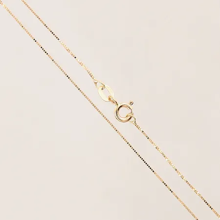 Kedja Venezia, längd 38cm, bredd 1mm, GHA, 18K Vikt: 1,1 g