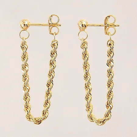 Ett par örhängen, Cordell, längd 3cm, bredd 2mm, 18K  Vikt: 1,2 g