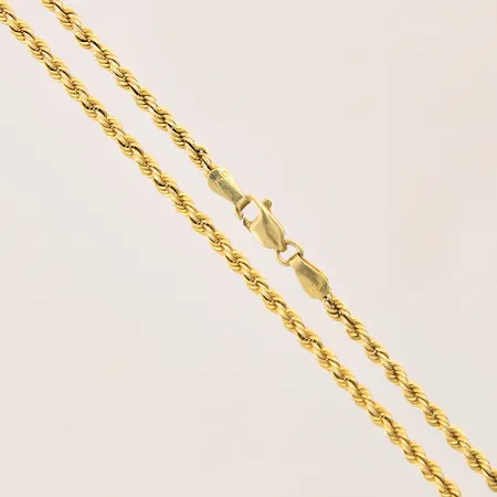 Kedja Cordell, längd 46,5cm, bredd 2,3mm, 18K  Vikt: 4,1 g