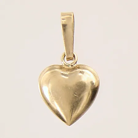 Hänge hjärta, 15x8mm, GFAB, 18K  Vikt: 0,3 g
