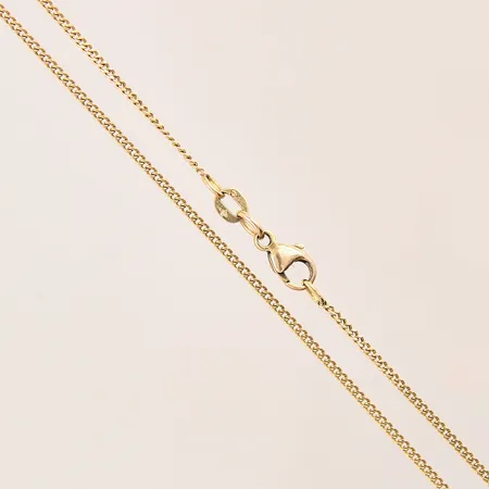 Kedja Pansar, längd: 52,5cm, bredd: 1,4mm, GFAB, 18K  Vikt: 4,3 g