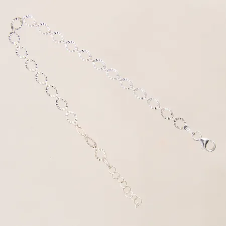 Armband, längd: 19,5cm, bredd: 4,4mm, GHA, silver 925/1000 Vikt: 1,8 g